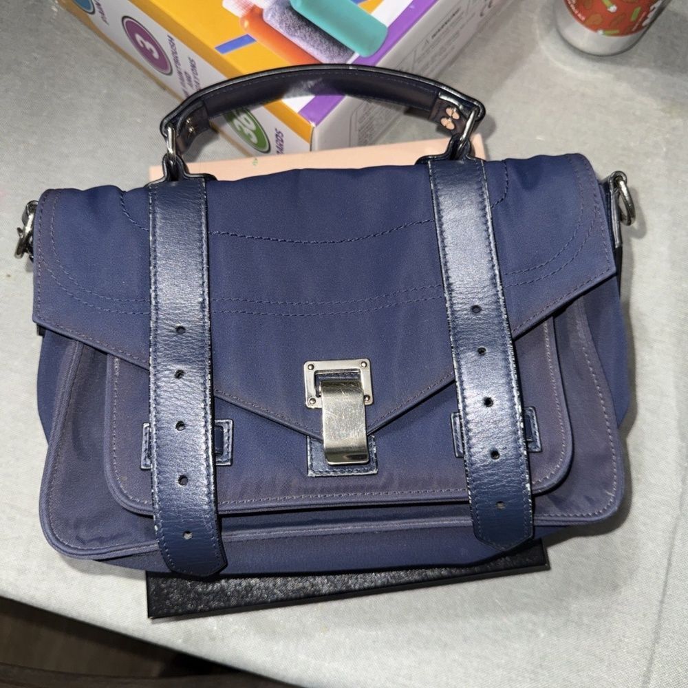 Proenza Schouler PS1 Tiny Bags, Dark Blue